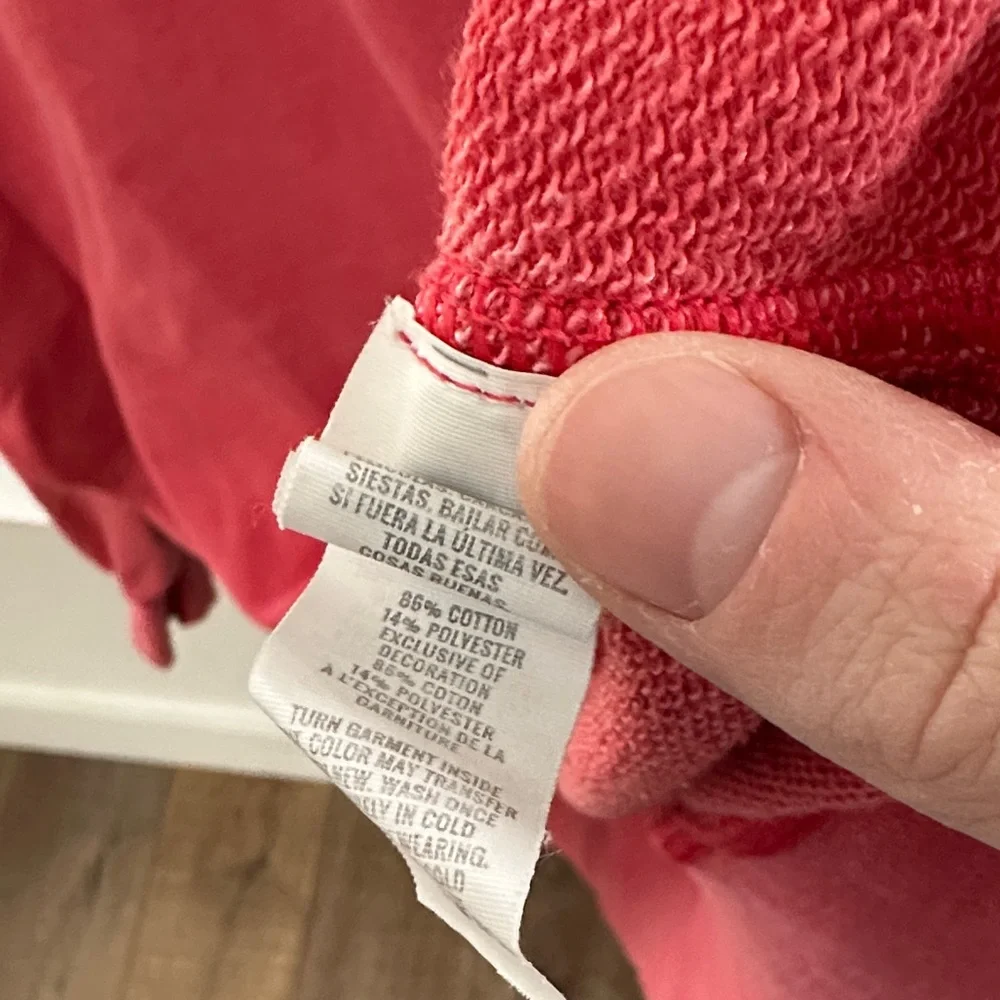 Aerie Oversized Red Sweatshirt - Picture 3 of 3